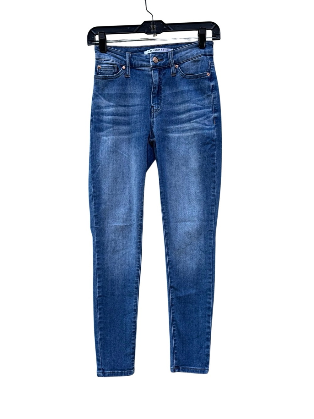 Celebrity Pink Women's The Glam Skinny Jeans in Medium Wash Size 3/26
